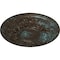 Ekena Millwork Jackson Ceiling Medallion (Fits Canopies up to 13 1/2"), 32 3/4"OD x 2 1/2"P, Bronze Blue Patina CM32JABBS - alternate 2